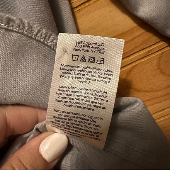 Boy’s Calvin Klein Gray Dress Shirt | Youth Size 14 - Picture 9 of 12